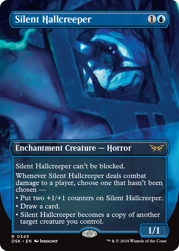 Silent Hallcreeper (Borderless) [Duskmourn: House of Horror] - Destination Retro