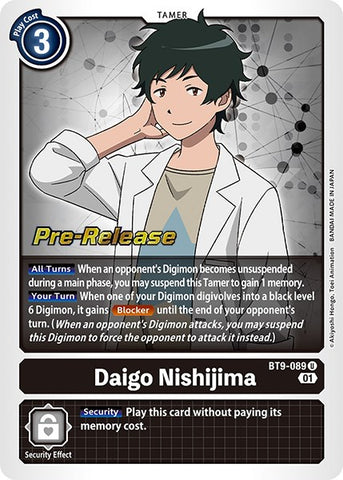 Daigo Nishijima [BT9-089] [X Record Pre-Release Promos] - Destination Retro