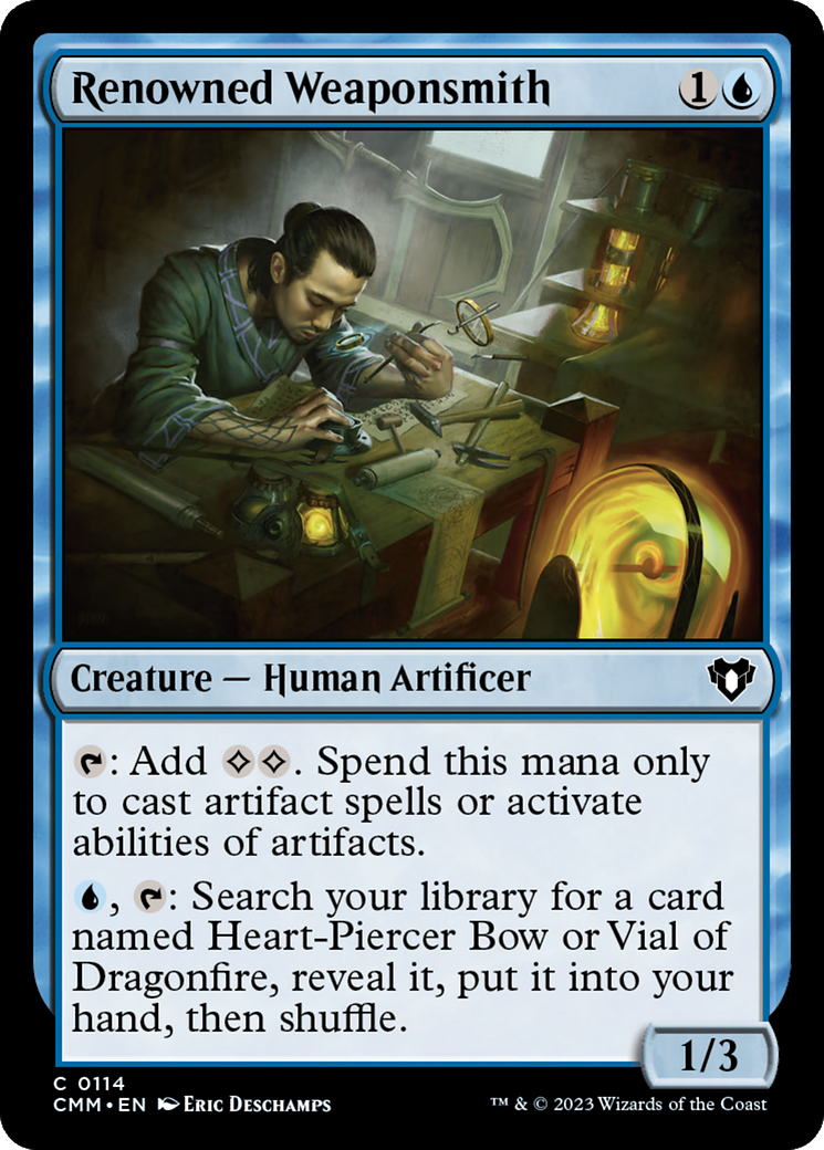 Renowned Weaponsmith [Commander Masters] - Destination Retro