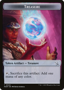 Treasure (20) // Phyrexian Saproling Double-Sided Token [March of the Machine Tokens] - Destination Retro