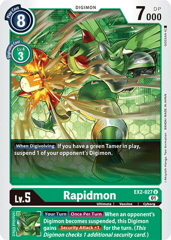 Rapidmon [EX2-027] [Digital Hazard] - Destination Retro