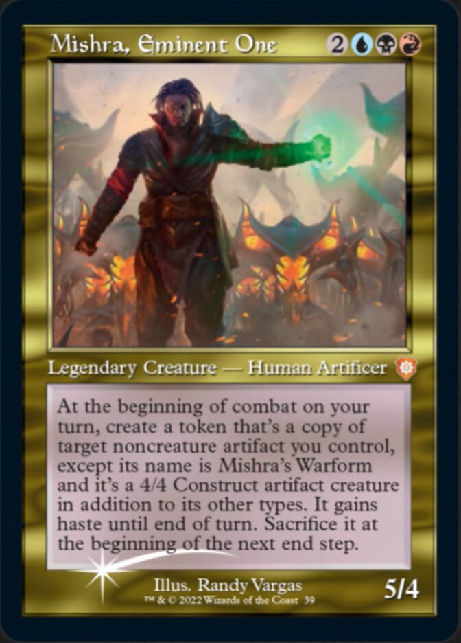 Mishra, Eminent One (039) (Retro) (Display Commander) [The Brothers' War Commander] - Destination Retro