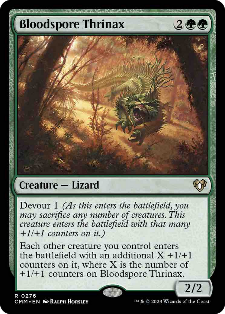 Bloodspore Thrinax [Commander Masters] - Destination Retro