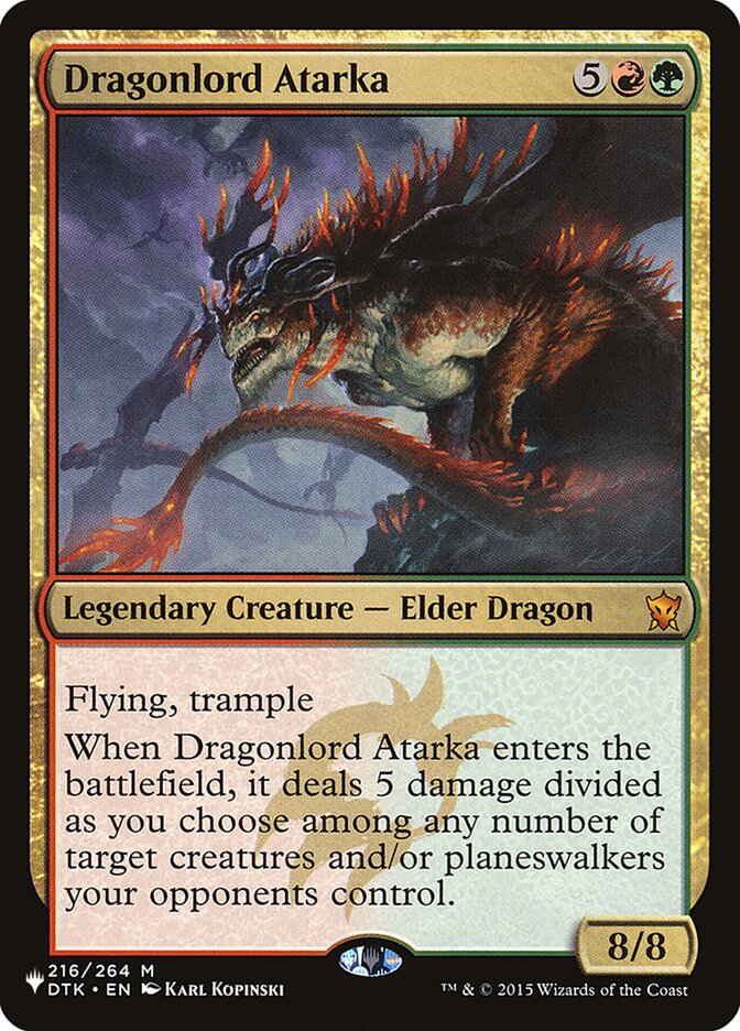 Dragonlord Atarka [The List] - Destination Retro