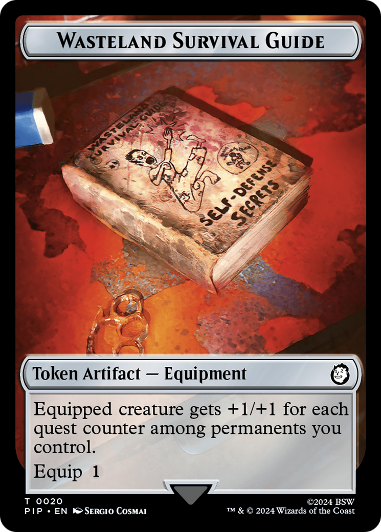 Energy Reserve // Wasteland Survival Guide Double-Sided Token [Fallout Tokens] - Destination Retro