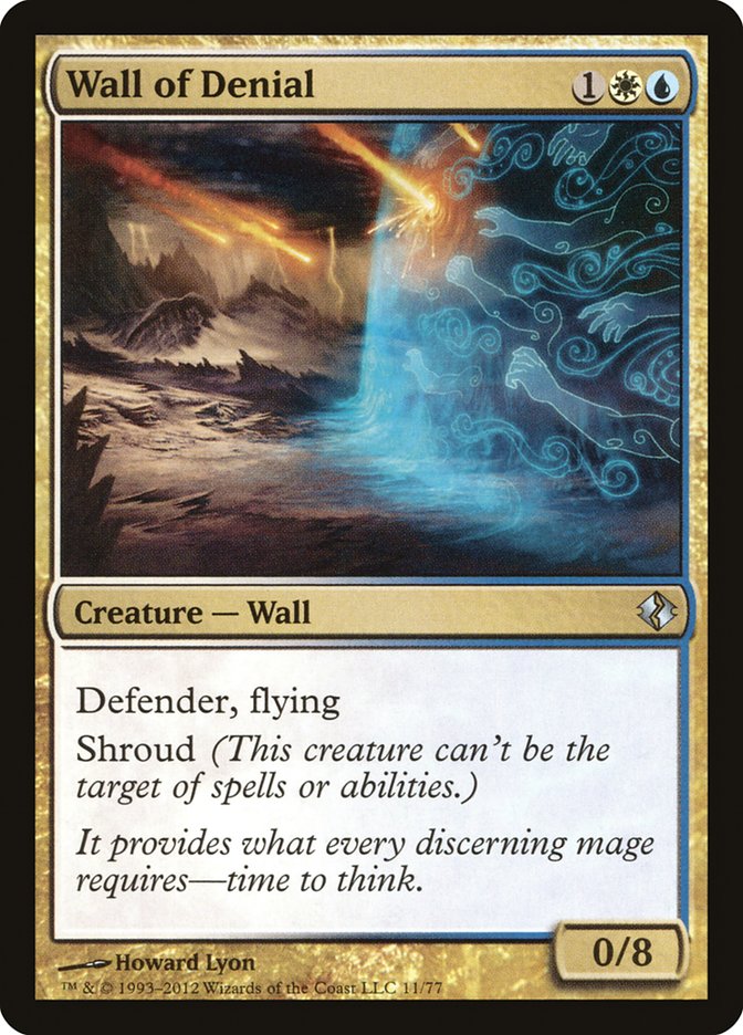 Wall of Denial [Duel Decks: Venser vs. Koth] - Destination Retro