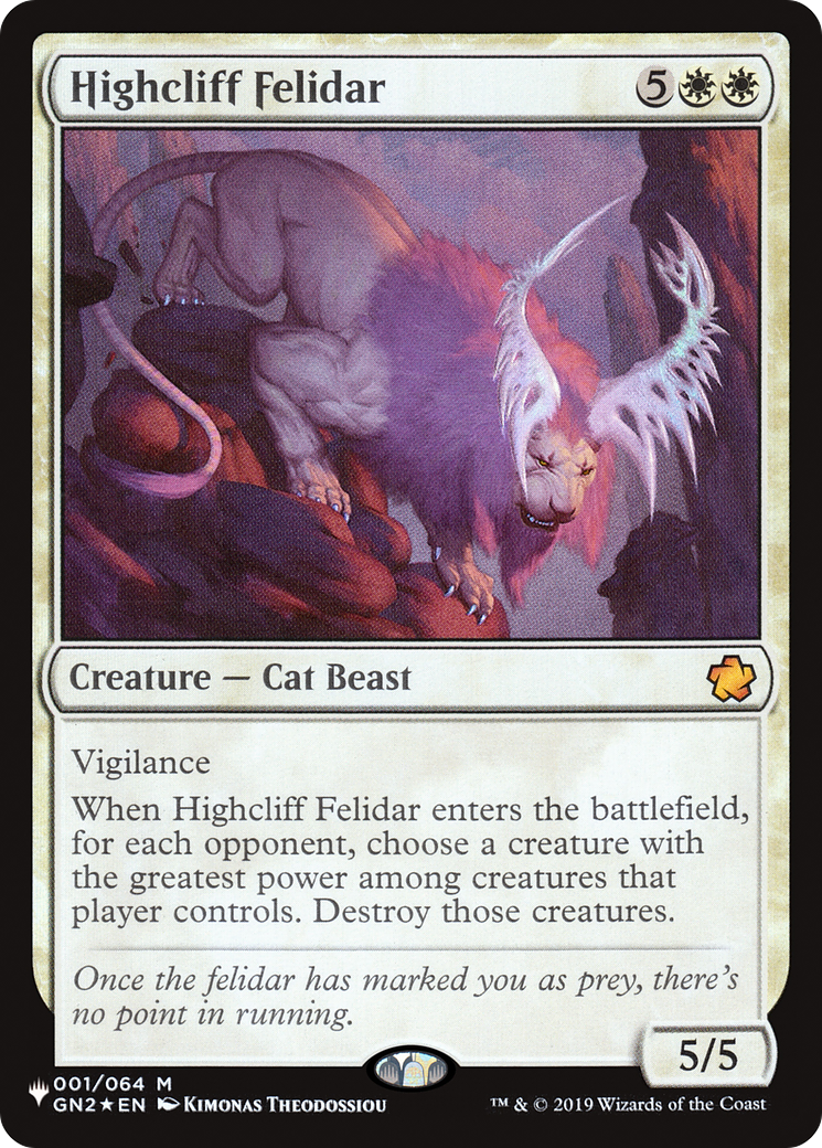 Highcliff Felidar [The List] - Destination Retro