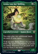 Azusa, Lost but Seeking (Foil Etched) [Commander Masters] - Destination Retro