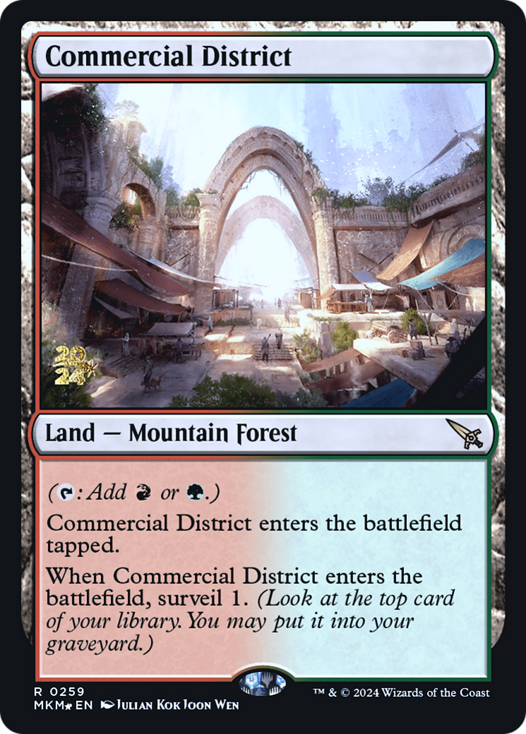 Commercial District [Murders at Karlov Manor Prerelease Promos] - Destination Retro