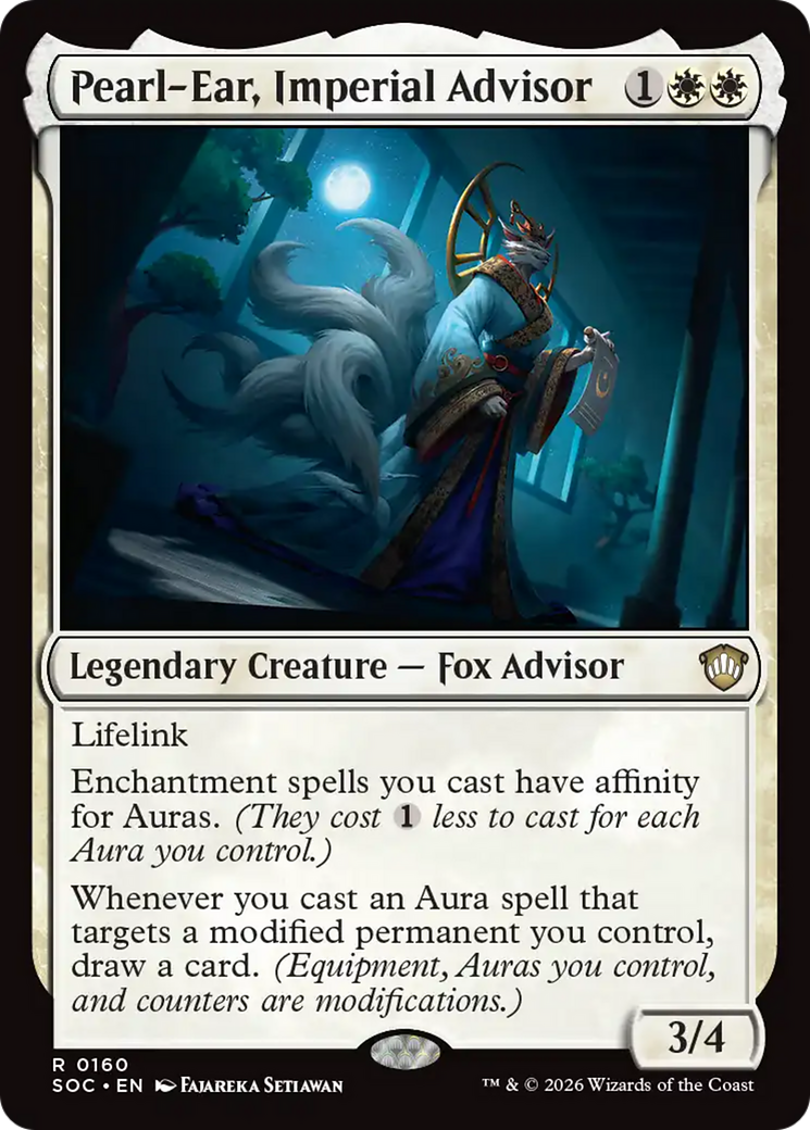 Pearl-Ear, Imperial Advisor [Secrets of Strixhaven Commander] - Destination Retro