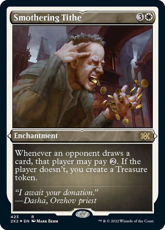 Smothering Tithe (Foil Etched) [Double Masters 2022] - Destination Retro