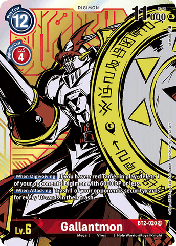 Gallantmon [BT2-020] (Alternate Art) [Release Special Booster Ver.1.0] - Destination Retro