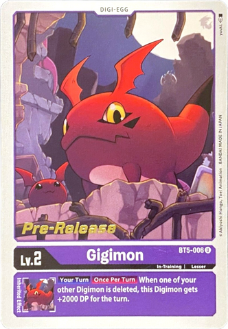 Gigimon [BT5-006] [Battle of Omni Pre-Release Promos] - Destination Retro