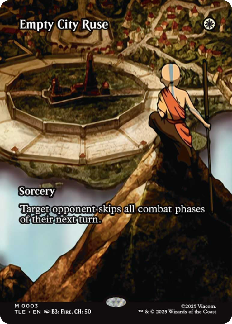 Empty City Ruse (Borderless) [Avatar: The Last Airbender: Eternal-Legal] - Destination Retro