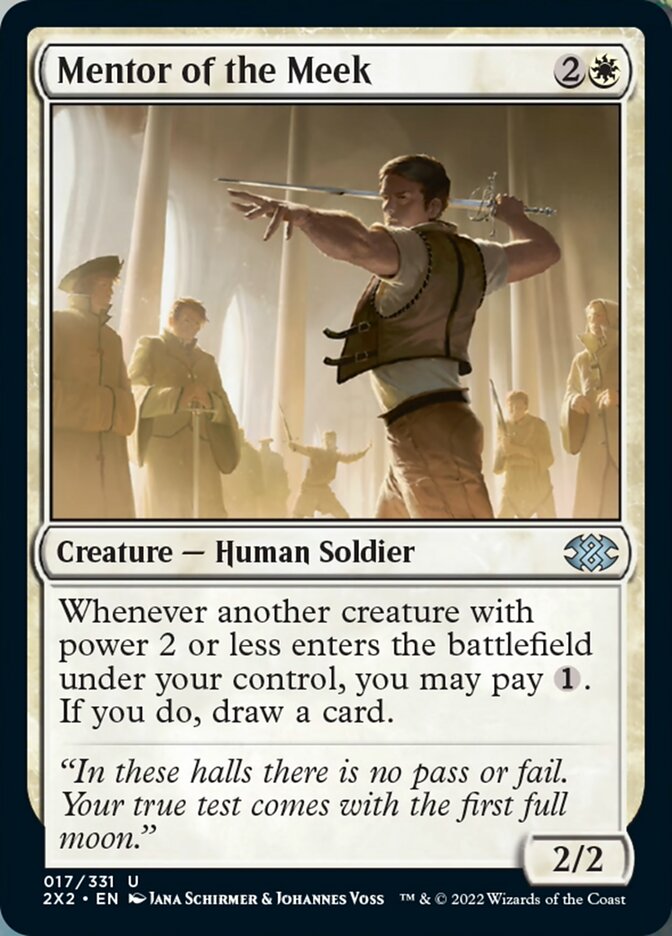 Mentor of the Meek [Double Masters 2022] - Destination Retro