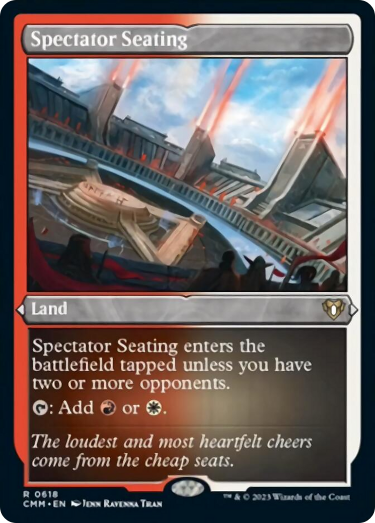 Spectator Seating (Foil Etched) [Commander Masters] - Destination Retro