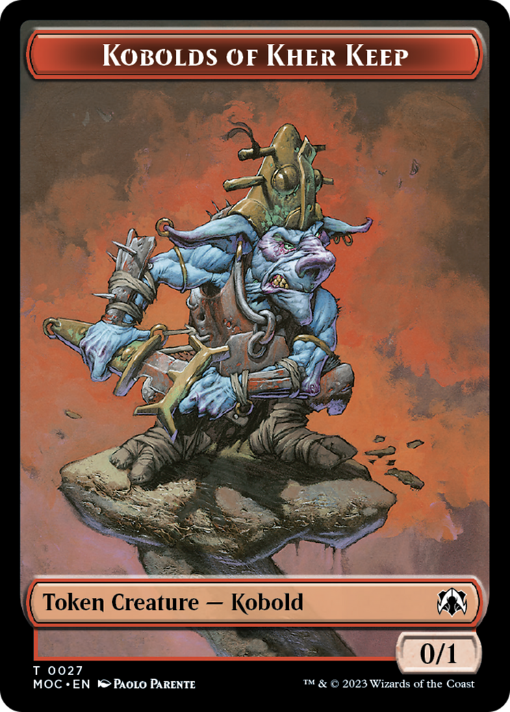 Bird // Kobolds of Kher Keep Double-Sided Token [March of the Machine Commander Tokens] - Destination Retro