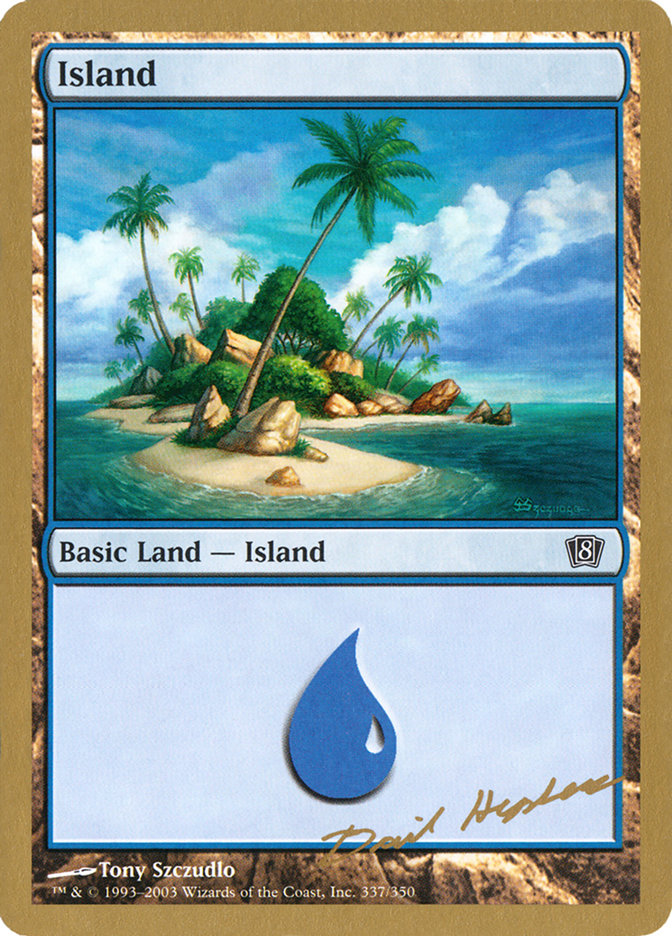 Island (dh337) (Dave Humpherys) [World Championship Decks 2003] - Destination Retro