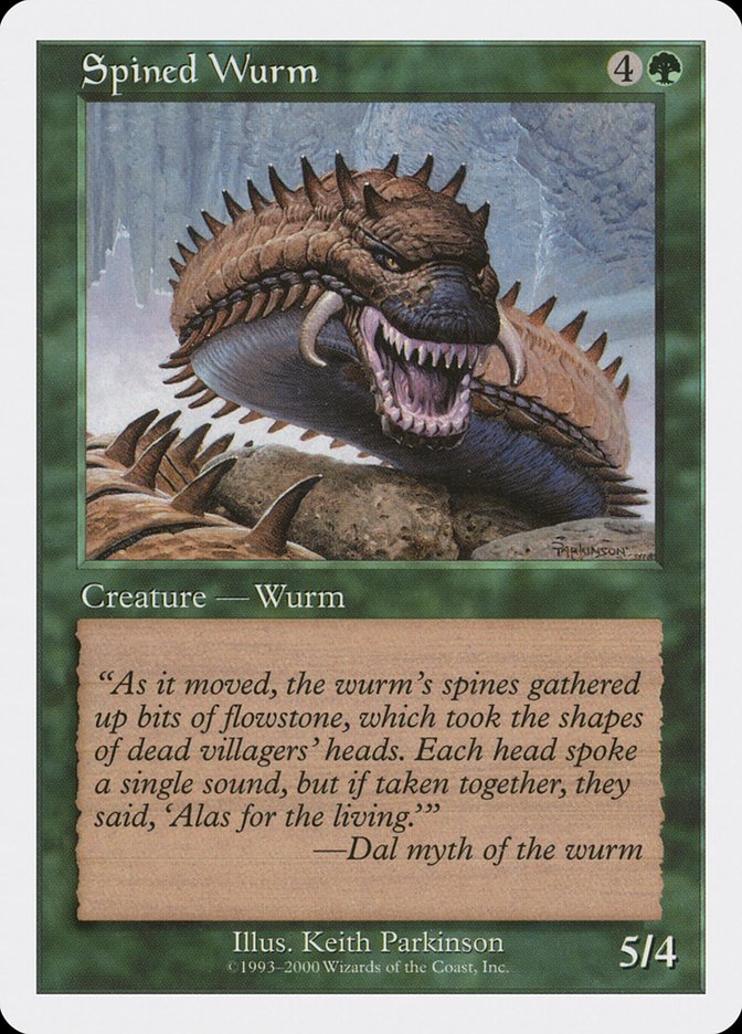 Spined Wurm [Media Promos] - Destination Retro