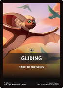 Gliding Theme Card [Avatar: The Last Airbender Tokens] - Destination Retro
