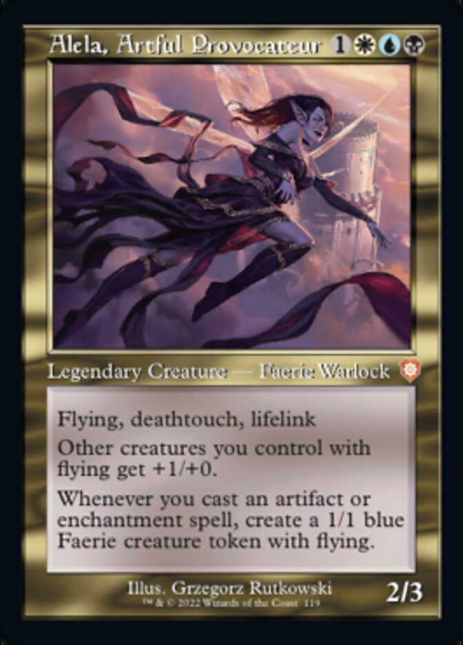 Alela, Artful Provocateur (Retro) [The Brothers' War Commander] - Destination Retro