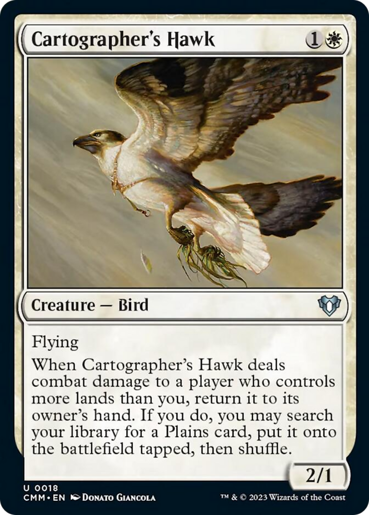 Cartographer's Hawk [Commander Masters] - Destination Retro