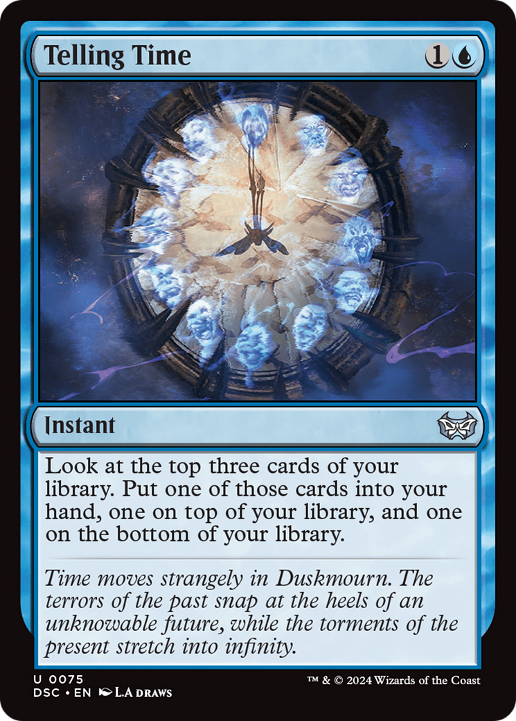 Telling Time [Duskmourn: House of Horror Commander] - Destination Retro