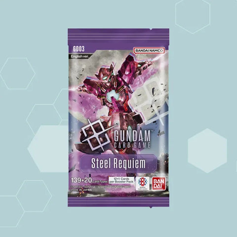 Gundam Card Game - Steel Requiem Booster Pack - Destination Retro
