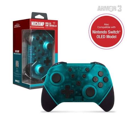 Controller - Nintendo Switch - NuChamp Pro Wireless Game Controller - Turquoise