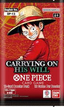 CONSGN - One Piece TCG  - Carrying on His Will - Booster Pack - Destination Retro