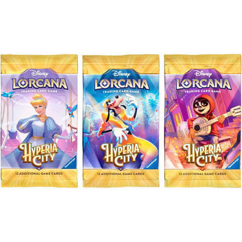 Disney Lorcana: Hyperia City - Booster Pack (Available In-Store October 16th, Ships October 23rd)