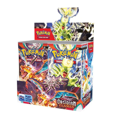 Pokémon TCG: Scarlet & Violet - Obsidian Flame - Booster Box (Available August 11) - Destination Retro
