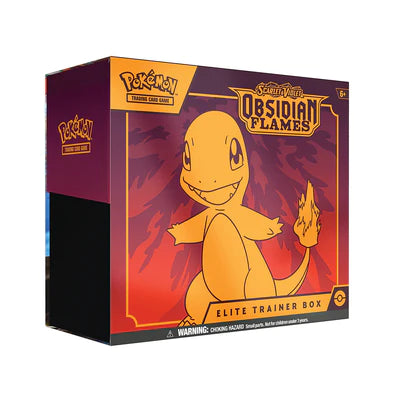 Pokémon TCG: Scarlet & Violet - Obsidian Flame - Elite Trainer Box (Available August 11) - Destination Retro