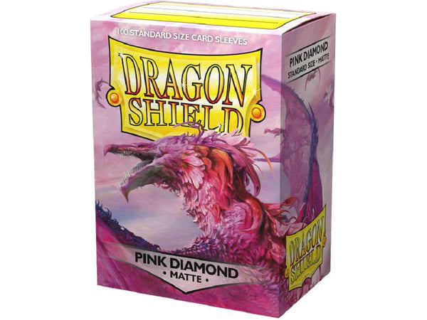 Dragon Shield Matte Sleeve - Pink Diamond ‘Fior’ 100ct - Destination Retro