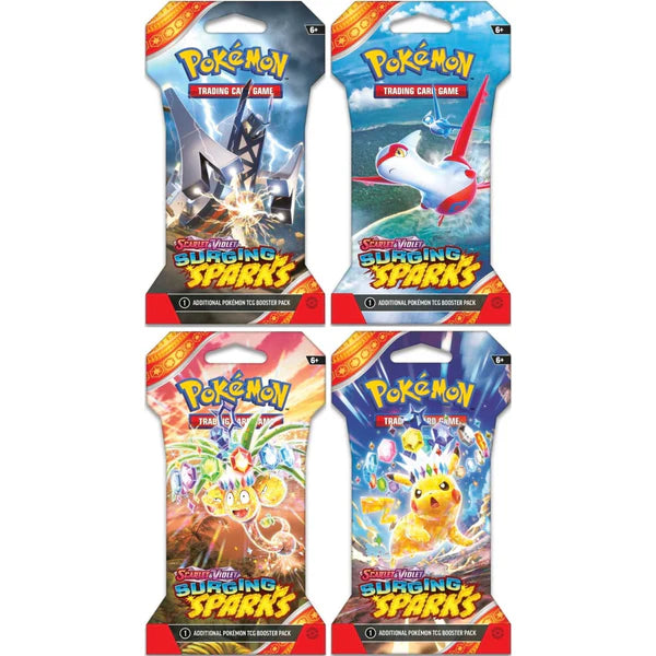 Pokémon TCG: Scarlet & Violet - Surging Sparks - Blister Pack - Single Booster - Random Pack Art (Available November 8)