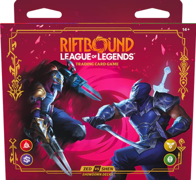 Riftbound: League of Legends - Showdown Deck - Vendetta Zed vs Shen (Pre-Order: Available July 31st))
