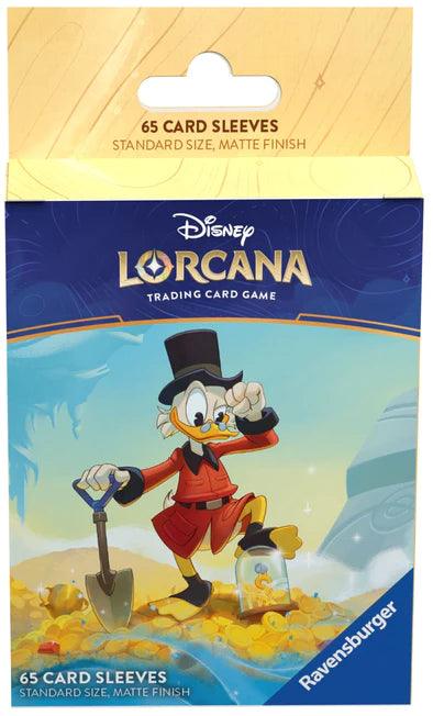 DISNEY LORCANA: INTO THE INKLANDS - SLEEVES 65CT - SCROOGE MCDUCK - Destination Retro