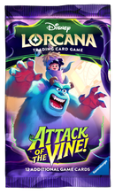 Disney Lorcana: Attack of the Vine - Booster Pack (Available July 17 in-store, Ships July 24)