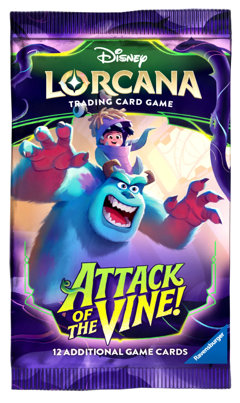 Disney Lorcana: Attack of the Vine - Booster Pack (Available July 17 in-store, Ships July 24)