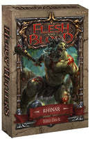 FLESH AND BLOOD  - HEAVY HITTERS - BLITZ DECK - RHINAR - Destination Retro
