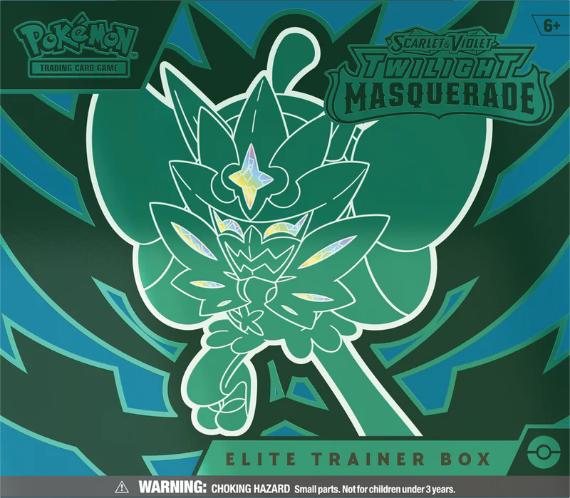 Pokémon TCG: Scarlet & Violet - Twilight Masquerade - Elite Trainer Box (Available May 24) - Destination Retro