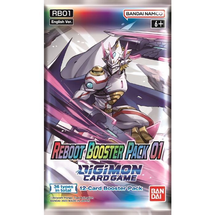 DIGIMON CARD GAME - REBOOT BOOSTER PACK (AVAILABLE SEPTEMBER 29) - Destination Retro