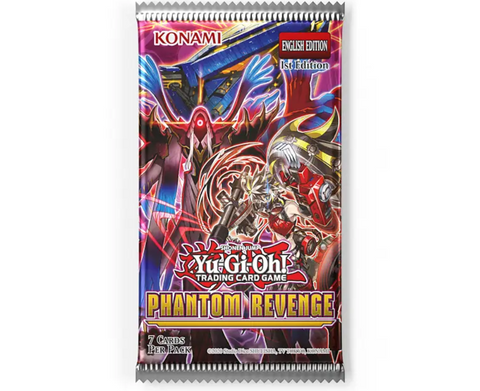 Yugioh - Phantom Revenge Booster Pack - 1st Edition - Destination Retro