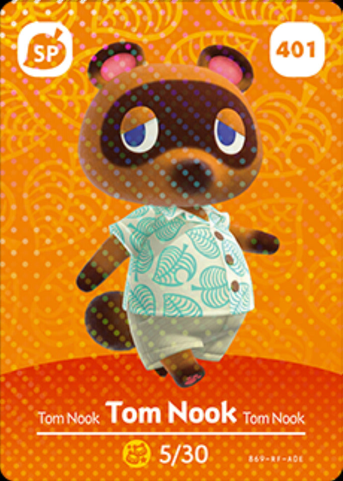 Amiibo Cards - 401 - Tom Nook - Series 5 - Destination Retro