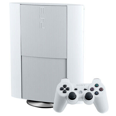 Console - Sony - Playstation 3 White Slim System 500GB - Playstation 3 - Destination Retro