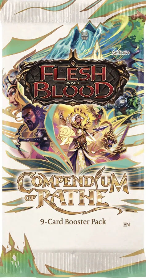 FLESH AND BLOOD COMPENDIUM OF RATHE BOOSTER PACK (Available February 13) - Destination Retro