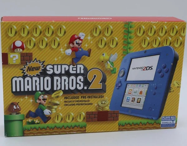 Console - Nintendo -  Nintendo 2DS Super Mario Bros 2 Edition Blue - Nintendo 3DS - Destination Retro