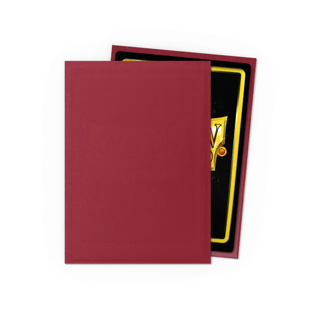 Dragon Shield Matte Sleeve - Blood Red ‘Simurag’ 100ct - Destination Retro