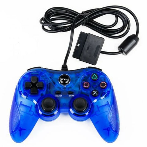 PS2 - Controller - Clear Blue (TTX) - Destination Retro