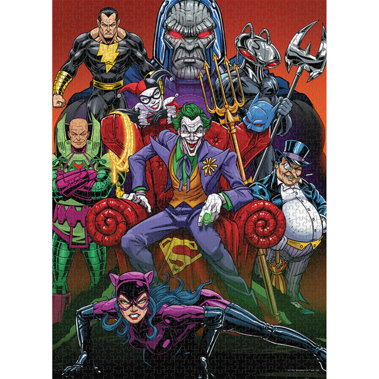 Puzzles - DC Villains - Forever Evil - 1000 Pieces - Destination Retro